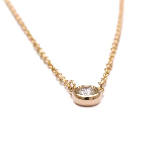TIFFANY 18k Gold Diamond Necklace